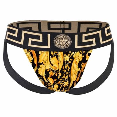 Abbildung von Versace Tanga Herren Jockstrap Jocks, Slip, Stretch (Packung, 1er Pack)