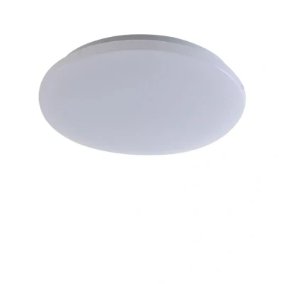 Abbildung von Lindby LED Außendeckenleuchte Kirkola, 3000 K, Ø 34 cm, weiß