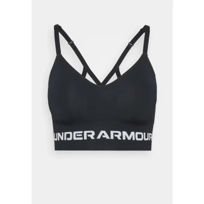 Abbildung von Under Armour Seamless LOW LONG Sportbh mit leichter Stützkraft, Damen, Größe: XS, Black