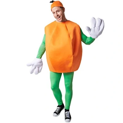 Abbildung von dressforfun Lebensmittel Kostüm Orange, Hingucker: ärmelloses Oberteil