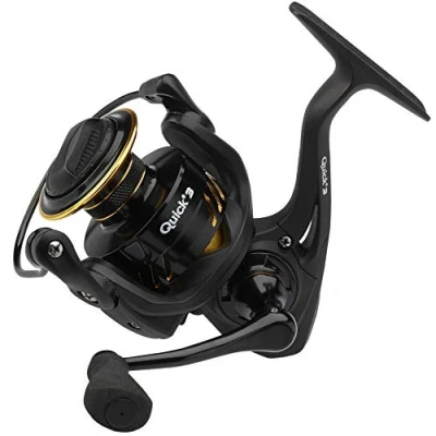 Abbildung von DAM Quick 2 V2 FD, Angelrolle, Spinnrollen, Hochgeschwindigkeits Angelrolle für Angler, die Präzision und Leistung suchen, Unisex, Schwarz, 3000