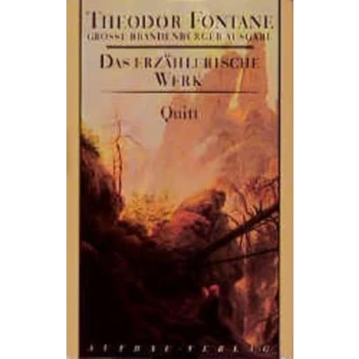 Abbildung von Das erzählerische Werk, 20 Bde., Bd.12, Quitt: Roman (Fontane GBA Band 12)