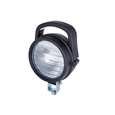 Abbildung von HELLA Halogen Arbeitsscheinwerfer Torero 5760 12V / 24V Anbau/geschraubt stehend/schwenkbarer Montagebügel weitreichende Ausleuchtung Stecker: Flachstecker 1G3 005 760 031
