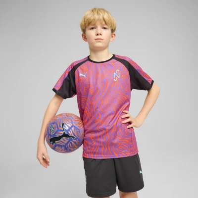 Abbildung von Puma Neymar Jr Creativity Fußballtrikot Jugend Für Kinder Mit Print Soft Violet/Dark Coal Größe: 15 16Y