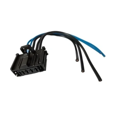 Abbildung von WUPEDI 6450JP 206 307 Gebläse Heizungsmotor Widerstand oder Verdrahtungsleitung, for Peugeot, Citroen, C3 6450.JP 6445ZL 6445KL Austausch des Motorlüfterwiderstands(Black Line)