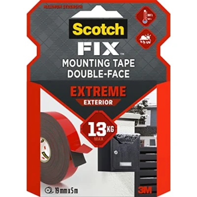 Abbildung von Scotch Fix Extreme Außenmontageband PT1100 1950 P, 19 mm x 5 m, 1 Rolle/Packung (Verpackung kann abweichen)