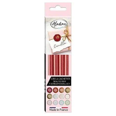 Abbildung von Aladine Wax Stick Pearly Red (4pcs) (72457) (DISCONTINUED)