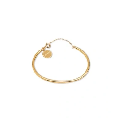 Abbildung von SINGULARU Armband Line Chain aus 18kt vergoldetem Stahl Minimalistisches in starrer Form Damenschmuck