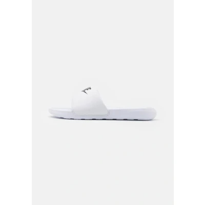 Abbildung von Nike Sportswear Victori ONE Slide Pantolette flach, Herren, Größe: 44, White/black Hochwertiges lederimitat