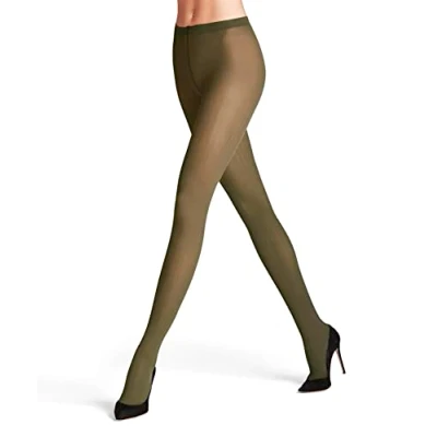 Abbildung von FALKE Damen Strumpfhose Prime Rib 60 DEN W TI halb blickdicht gemustert 1 Stück, Grün (Artichoke 7436), S M