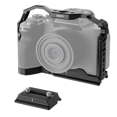 Abbildung von SIRUI Kamerakäfig Cage für Sony Alpha 7R V, 7 IV, S III, 1 Mit 2 in QR Platte Arca Manfrotto, AM 7A CT