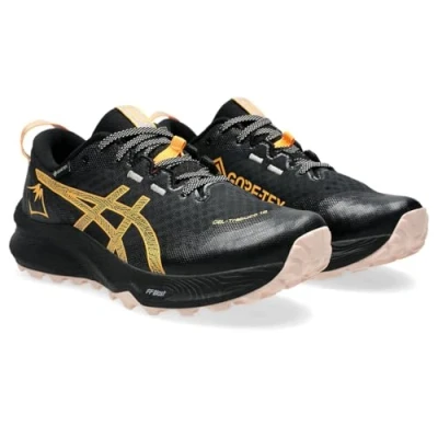 Abbildung von Asics Geltrabuco 12 GTX Laufschuh Trail, Damen, Größe: 37.5, Black/stadium orange Schuhe