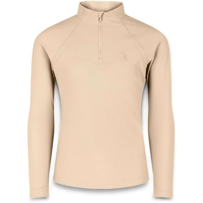 Abbildung von Reitshirt Madrid Trainingsshirt Mädchen Langarm Beige Größe 140