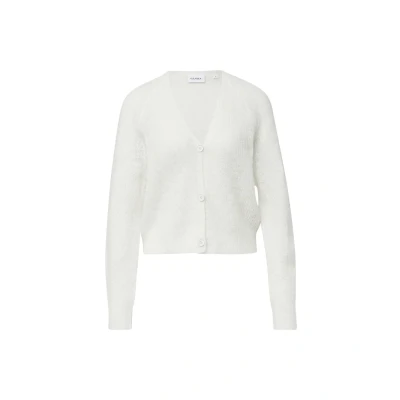 Abbildung von comma casual identity Strickjacke, Damen, Größe: 38, Weiß