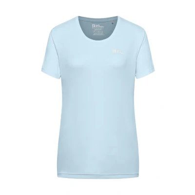 Abbildung von Jack Wolfskin TECH Sport Tshirt, Damen, Größe: Large, Ice blue