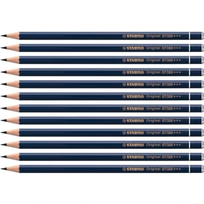 Abbildung von Premium Buntstift STABILO Original 12er Pack preußischblau