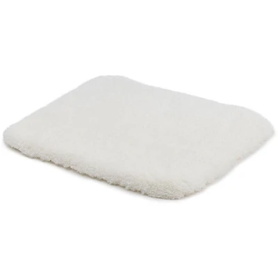 Abbildung von Gözze Deluxe Badteppich Mit extra hohem Flor, 100% Polyester (Mikrofaser), Antirutschbeschichtung, 50 x 45 cm Creme