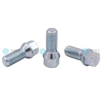 Abbildung von YOU.S Original RADSCHRAUBEN M14 x 1,5mm Sechskant Kegelbund Gewinde 28 mm (4 Stück)