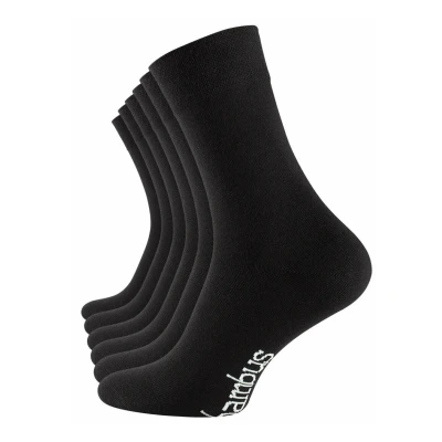 Abbildung von Vincent Creation Bambus 6 PAAR Socken, Herren, Größe: 39 42, Schwarz