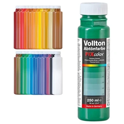 Abbildung von Decotric Decolor Bunte Abtönfarbe Laubgrün 250 ml I Dispersionsfarbe für dekorative Anstriche und wasserbasierten Materialien Hohe Farbkraft &amp; Ergiebigkeit