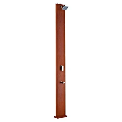 Abbildung von Gre Solardusche, in Holzoptik, Höhe: 225 cm, 32 Liter Tank