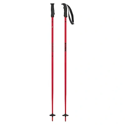 Abbildung von ATOMIC AMT Skistöcke Rot Länge 135 cm Hochwertiger 3* Aluminium Skistock Ergonomischem Griff am Stock Verstellbare Handschlaufe Stöcke mit 60mm Pistenteller