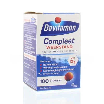 Abbildung von Davitamon Vollständiger Widerstand Dragees 100