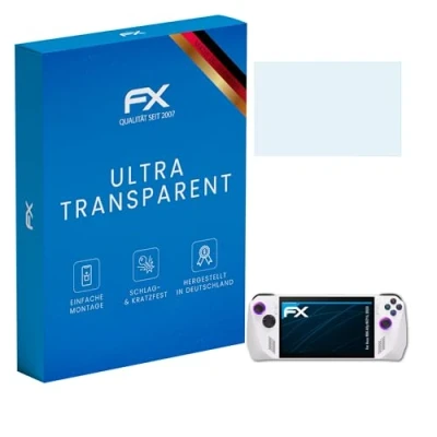 Abbildung von atFoliX Schutzfolie kompatibel mit Asus ROG Ally RC71L 2023 Folie, ultraklare FX Displayschutzfolie (3X)