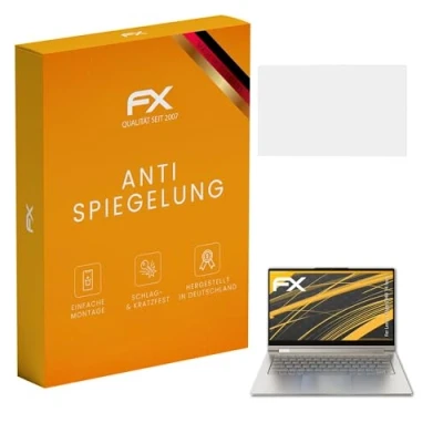 Abbildung von atFoliX Panzerfolie kompatibel mit Lenovo Yoga C940 14 Inch Schutzfolie, entspiegelnde und stoßdämpfende FX Folie (2X)
