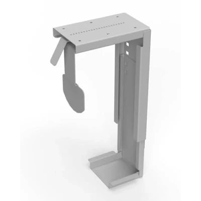 Abbildung von Gedotec PC Halterung unter Schreibtisch 1 Set Computerhalterung weiß für Untertisch oder Seite auch als Wand Server Rack