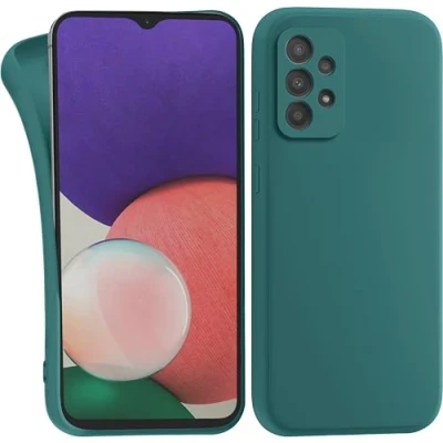 Abbildung von MyGadget Hülle für Samsung Galaxy A53 5G robuste Silikon Schutzhülle TPU Case Slim Silikonhülle Back Cover Kratzfest Handyhülle Olivgrün