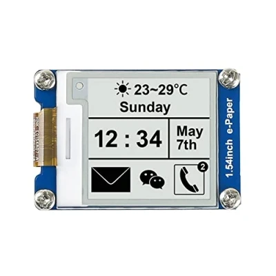 Abbildung von Waveshare 1.54 Inch E Paper Display Panel Module Kit 200 * Resolution3.3v Ink Electronic Screen for Raspberry Pi with SPI Interface Embedded Controller