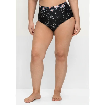 Abbildung von Sheego Bikinihose, Damen, Größe: 40, Schwarz gepunktet