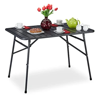 Abbildung von relaxdays Gartentisch klappbar Metall