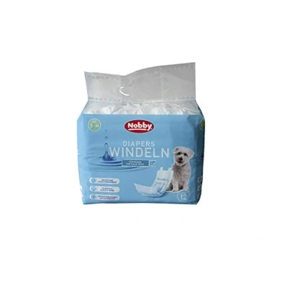 Abbildung von Nobby Windeln für Rüden, S M, 30 46 cm, 1 Packung (1 x 12 Stück)