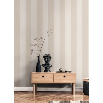 Abbildung von A.S. Création Vliestapete &quot;Pure Elegance Streifen Tapete Mustertapete gestreift Landhaus&quot;, matt, minimalistisch für Schlafzimmer Küche Wohnzimmer