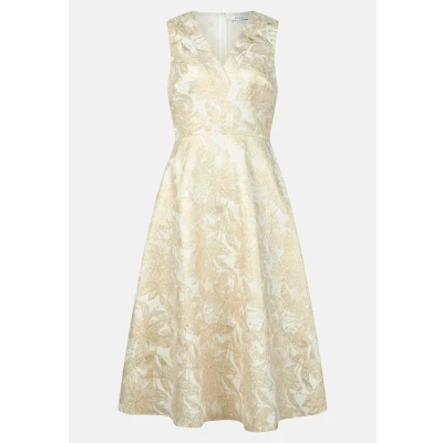Abbildung von KLEO MIT Schwingendem Cocktailkleid/festliches Kleid, Damen, Größe: 36, Beige