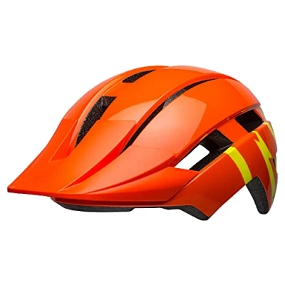 Abbildung von Bell Unisex Jugend Sidetrack Ii MIPS Fahrradhelme, Strike Gloss Orange/Yellow, Einheitsgröße