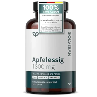 Abbildung von SOLVISAN® Apfelessig Kapseln 1.800 mg