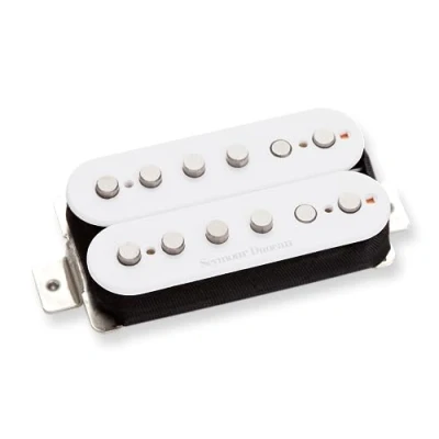 Abbildung von Seymour Duncan SH 3 W Humbucker Stag Mag Pickup für weiße E Gitarre