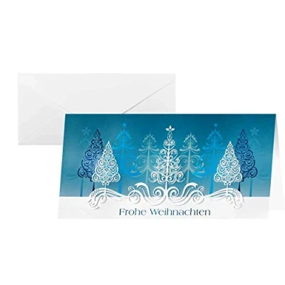 Abbildung von SIGEL DS030 Weihnachtskarten Set mit Umschlag, DIN lang, 10 Stück