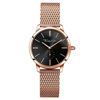 Abbildung von Thomas SABO GLAM Spirit Uhr rosegoldcolored/black, Damen, Größe: One Size, Rosegold colored/black