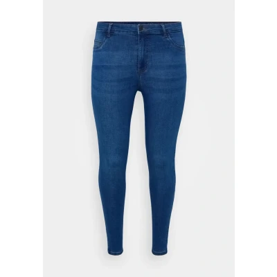 Abbildung von Noisy may Damen Nmcallie Hw Vi021mb Curve Noos Jeanshose, Bleu Jean, 48W / 32L EU