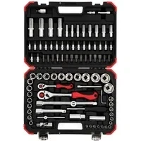 Abbildung von Gedore Red Bit und Steckschlüsselset Steckschlüsselsatz R46003094 (1/4) +
