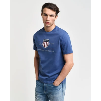 Abbildung von Gant T Shirt &quot;REG ARCHIVE SHIELD SS SHIRT&quot;, mit Logodruck auf der Brust