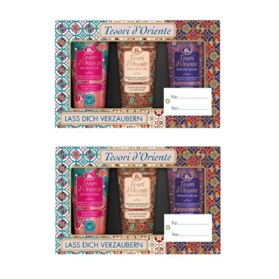 Abbildung von Tesori d&#039;Oriente Duschcreme Geschenkset Cremedusche je 2x Ayurveda Persian Dream Byzantium Ritual