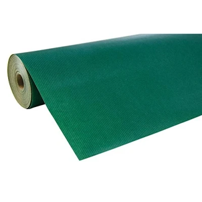 Abbildung von Clairefontaine 507274C Rolle Geschenkpapier (250 x 0,7 m, spezielle Breite, Kraftpapier, strapazierfähig) 1 Stück grün