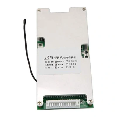Abbildung von Batterieschutzplatine, 13S 45A Lithium Ionen Batterie Schutz der BMS Platine mit Balance Funktion