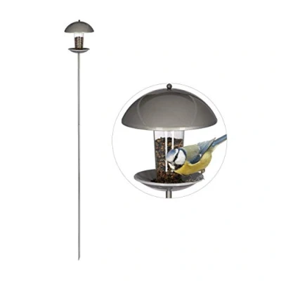 Abbildung von relaxdays Vogelhaus Vogelfutterspender mit Stab