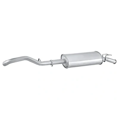 Abbildung von HELLA 8LD 366 034 291 Endschalldämpfer hinten mit Anbauteilen RENAULT: 19 I Chamade